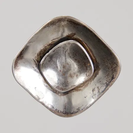 Brosch, ca 33x32mm,  Pinco Förening U P A år 1958, Silver Vikt: 8,8 g