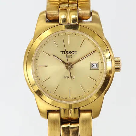 Damur Tissot PR50, quartz, stål/doublè, Ø24mm, datum, ref-nr: J326/426, serie-nr: 66291C, behov av batteribyte, inga tillbehör. 