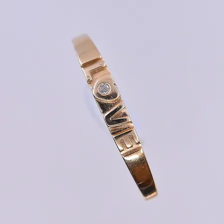 Ring LOVE Guldfynd stl:17, bredd 1-3 mm, 18K. Vikt: 1,3 g