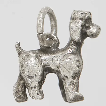Hänge hund, 14,2x13mm, CESON, silver, 830/1000 Vikt: 2,2 g