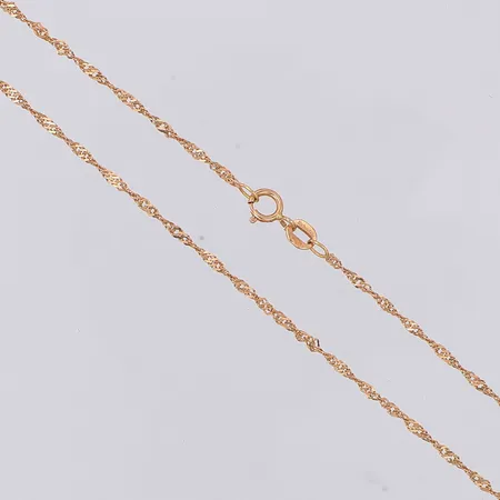 Kedja Singapore 44,5cm, bredd 1,5mm, Balestra, 18K Vikt: 1,8 g