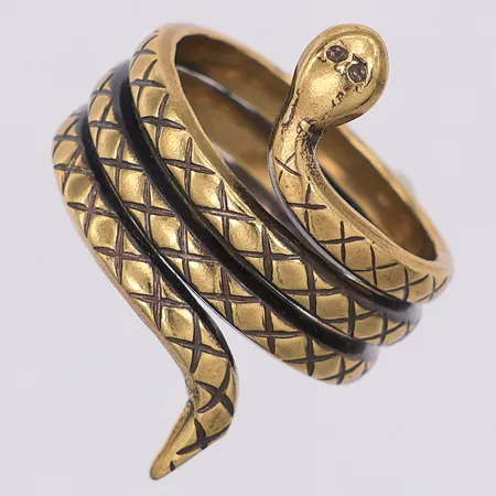 Ring Kalevala orm stl 17¼ i brons