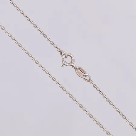 Kedja kullänk 42,5cm, bredd 1,4mm, Guldfynd, 925/1000 silver Vikt: 2,8 g