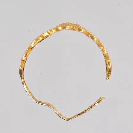 Ring, defekt, skenan av, 21K Vikt: 1,7 g