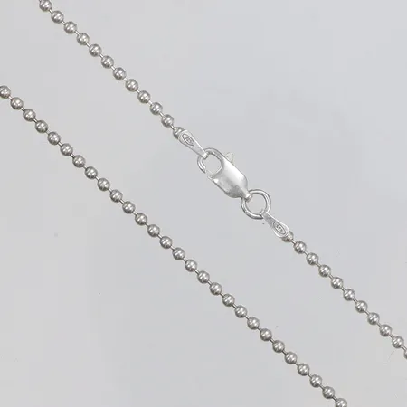 Halskedja, längd 70cm, bredd 2mm, silver, 925/1000 Vikt: 8,4 g