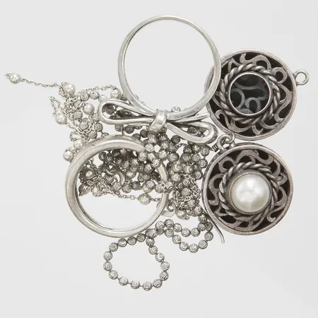 Diverse silver defekta, 925/1000 silver Vikt: 24,8 g