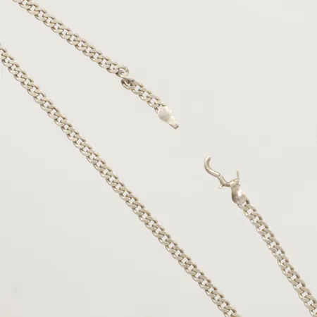 Kedja Pansar, ca 52cm, 925/1000 silver  Vikt: 13,1 g