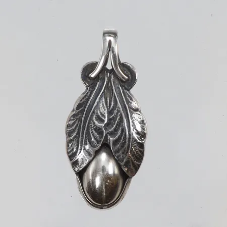 Hänge Georg Jensen, 30x18mm, numrerad 2008, silver 925/1000 Vikt: 9,2 g