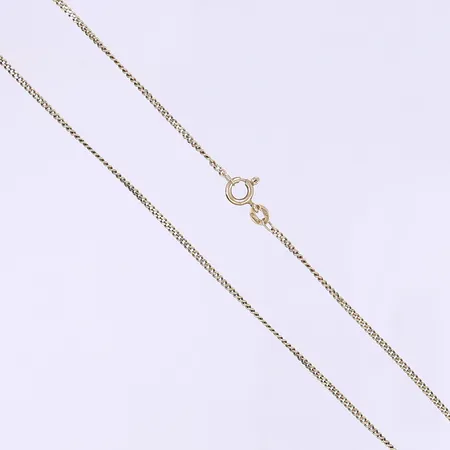 Halskedja pansar längd 48cm, bredd 1,5mm, 18K Vikt: 4,4g 