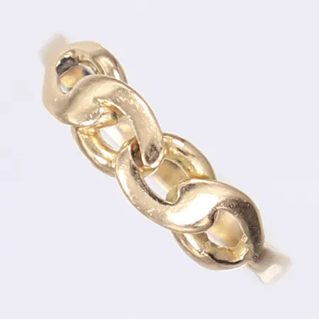 Ring stl 17½, bredd 2-5mm, 18K  Vikt: 1,8 g