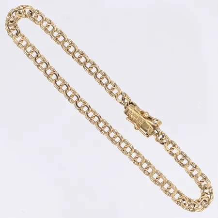 Armband Bismarck längd 17cm, bredd 4mm, 18K Vikt: 4,7g Vikt: 4,7 g