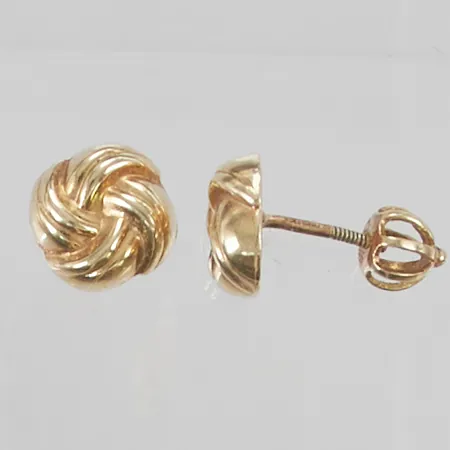 Ett par örhängen 10mm, skruvar, 14K 1,5g.