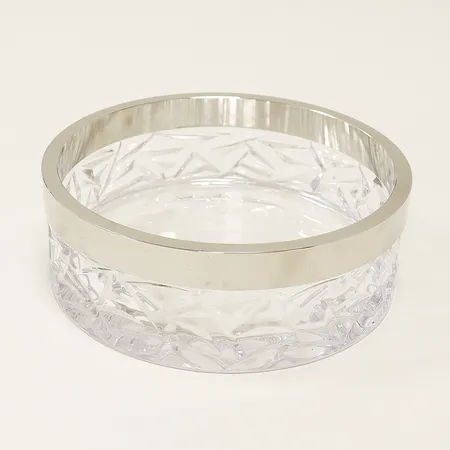 Skål Carat designer Lena Bergström, Ø 217mm, höjd 76mm, kant i rostfritt stål, originalkartong. Skickas med postpaket.