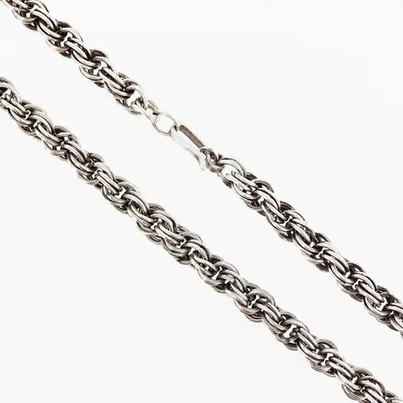 Kedja 57cm, bredd 7mm, silver 925/1000 Vikt: 67,6 g