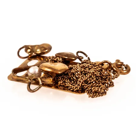 Defekt guld 18K 5,5g inkl pärla