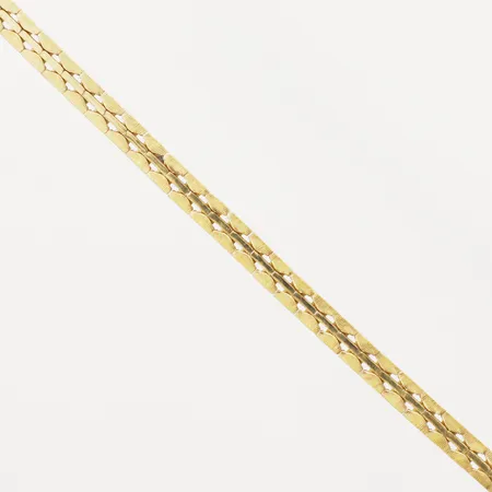 Armband, längd 18,5cm, bredd 4mm, 18K Vikt: 12,6 g