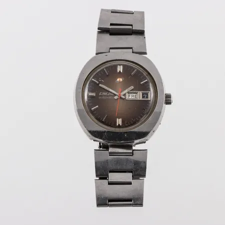 Herrur Enicar Automatic,slitage/repor,diameter ca 40.6 mm,ej funktionstestad.