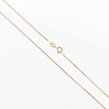 Kedja Pansar, 42cm, bredd 1mm, Balestra, 18K Vikt: 2,5 g