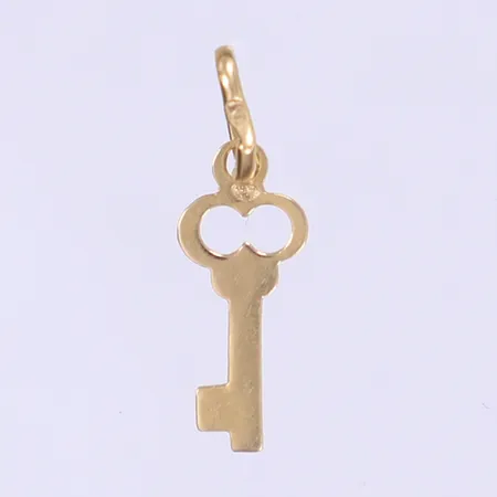 Hänge nyckel 20x6mm 18K  Vikt: 0,3 g