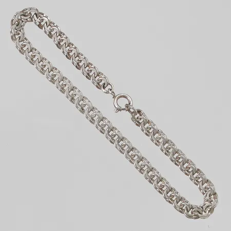 Armband 17,5cm, bredd:4mm, 830/1000 Silver 5,3g.