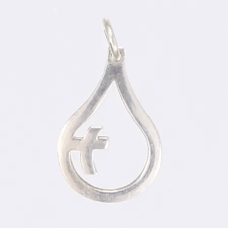 Hänge 15x10mm silver 925/1000  Vikt: 0,5 g