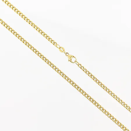 Kedja Pansar, 52cm, bredd 3mm, ihålig länk, 18K Vikt: 6,7 g