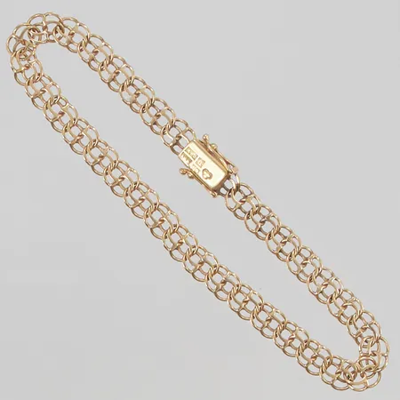 Armband Bismarck 19cm bredd 5mm, 18K 7,2g.