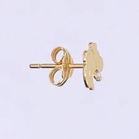 Udda örhänge 11x7mm 18K  Vikt: 0,2 g