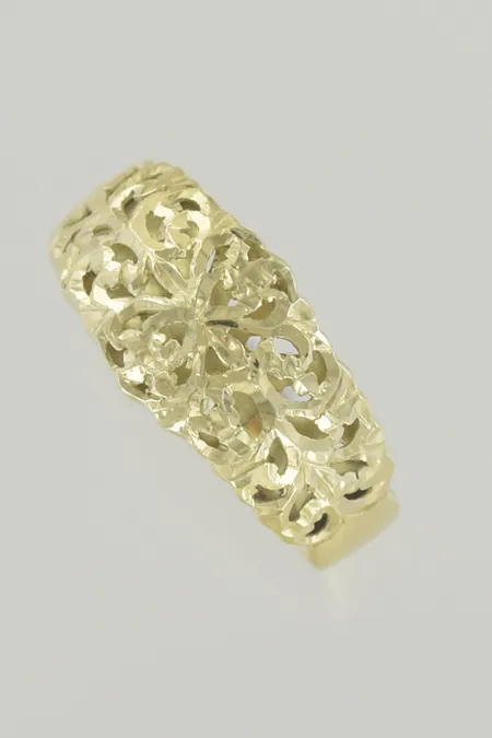 Ring, Ø 19 mm, bredd 9,7 mm, 18K Vikt: 3 g