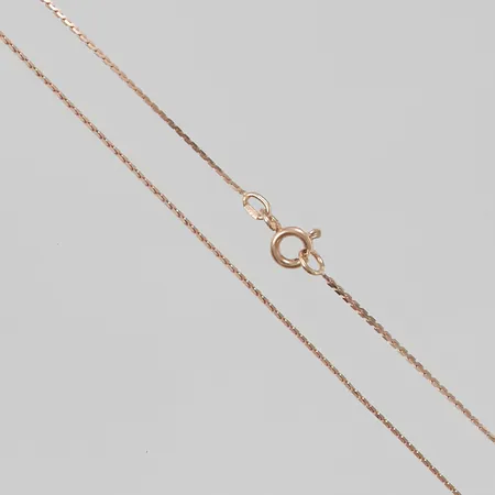 Kedja 54cm, bredd:1mm, 14K 3,5g.