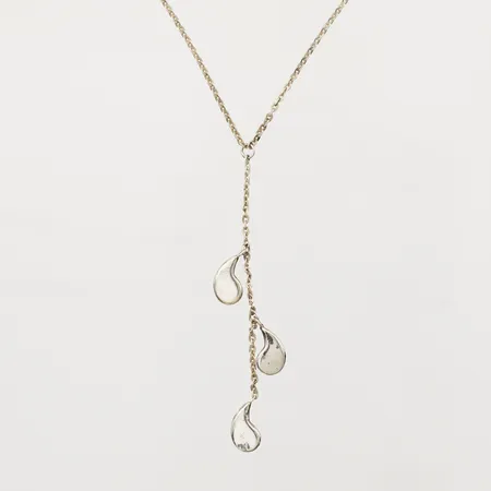 Collier Efva Attling Watherfall, längd 41,5cm, bredd 2mm, hängdel 8mm, 925/1000 silver Vikt: 6 g