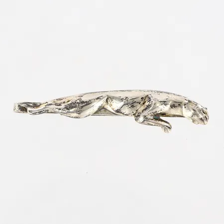 Slipsnål med kattdjur, 40x9mm, silver 925/1000 Vikt: 4,2 g