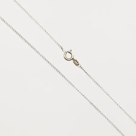 Kedja Pansar, längd 42,5cm, bredd 1,2mm, 835/1000 silver Vikt: 1,5 g