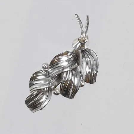 Brosch, 45x20mm, silver, 835/1000 Vikt: 3,9 g