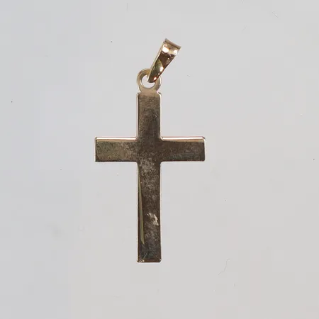 Hänge kors, 25x11mm, 18K Vikt: 0,7 g