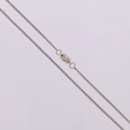 Kedja, Pansar, längd 62cm, bredd1,5mm, 925/1000 silver Vikt: 3,6 g