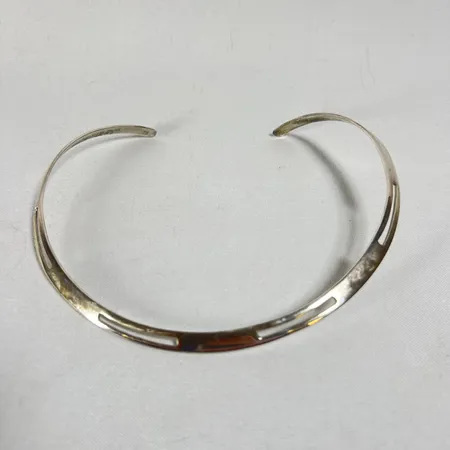 Halscollier 14x11cm bredd 5mm silver 925/1000 Vikt: 29,4 g