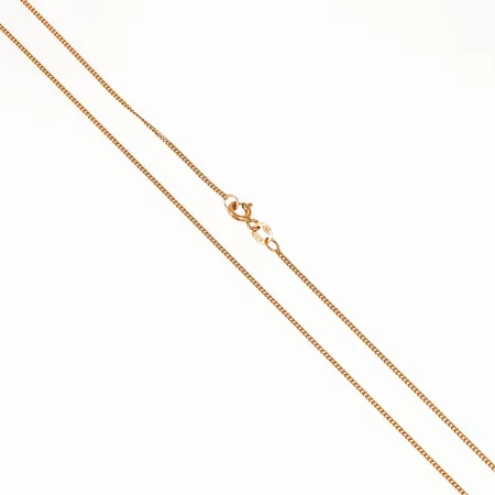 Kedja pansar 37 cm 1,2 mm bred 2,2g 18K. Springring.