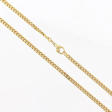 Kedja, Pansar, 46cm, bredd 3mm, Balestra, 18K. Vikt: 19,3 g