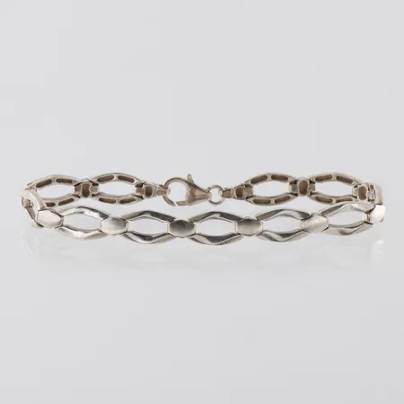 Armband 19cm, bredd: 13mm, Guldfynd, 925/1000 silver, 12,9g.