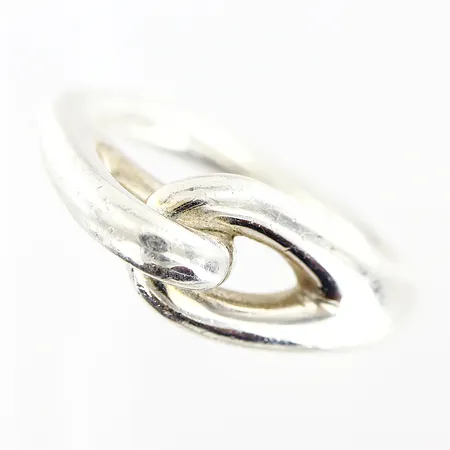 Ring Efva Attling, Soulmate, stl 19, bredd 3-9mm, originaletui, silver 925/1000. Vikt: 9,1 g
