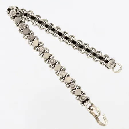 Armband 18cm bredd:7,8mm Silver 925/1000 Vikt: 15,2 g