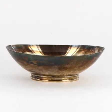 Skål 14x9cm, gravyr, silver 830/1000 Vikt: 128,5 g