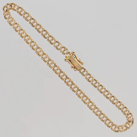 Armband Bismarck 18,7cm, bredd:3,2mm, 18K 5,1g.