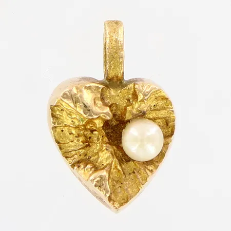 Hänge Lapponia odlad pärla Ø3mm 14x10mm, 14K. Vikt: 1,8 g