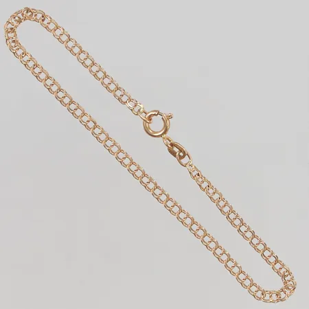 Armband Bismarck 18cm, bredd:2,5mm, 18K 2,1g.