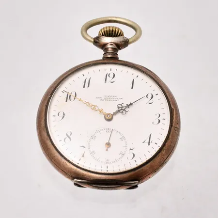 Fickur Havila Edv Bengtsson Östersund silver 800/1000 manuell Ø50mm, boettnr 003020, inga tillbehör, bruttovikt 84,9g.