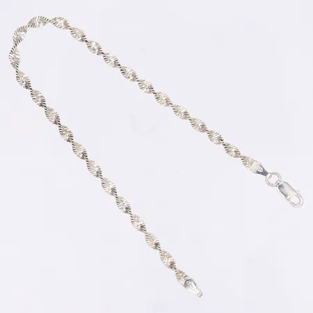 Armband längd 19cm bredd 4mm GHA silver 925/1000 Vikt: 3 g