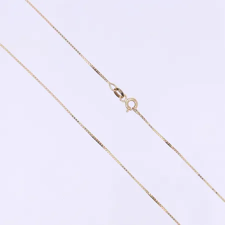 Halskedja Venezia längd 37cm, bredd 1mm, 18K Vikt: 2g Vikt: 2 g