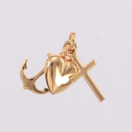 Hänge, Tro, Hopp & Kärlek, GHA, 18K Vikt: 0,8 g